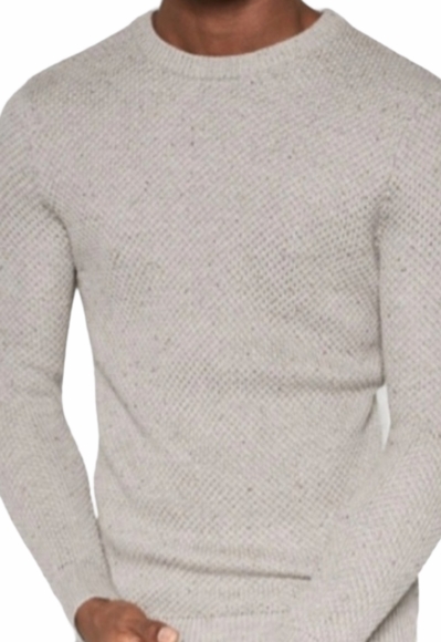 Zara Other - Zara Man Gray Marled Crew Neck Sweater